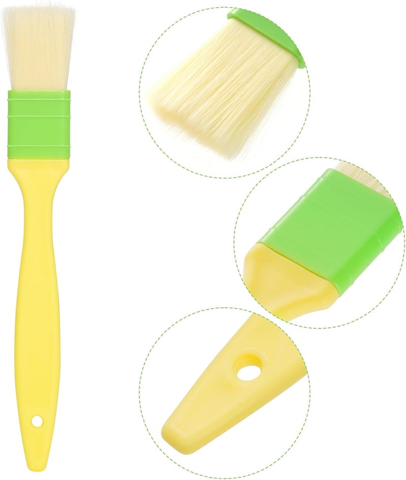 yeabwps Pastry Brushes Basting Oil Brush for Spreading butter, oil, or egg wash,Cooking Baking BBQ Oil Brush (2, 1in, 2in) - Image 3